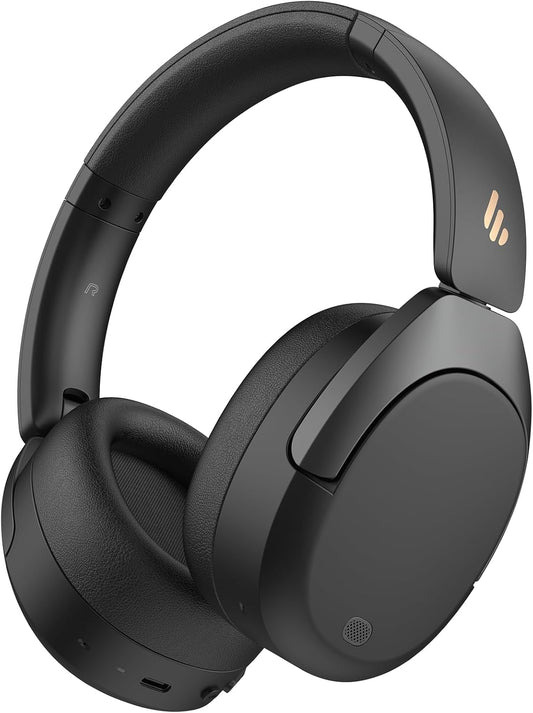 W830NB Wireless over Ear Headphones with -45 Db ANC, 94 Hours Battery, LDAC Hi-Res Sound, Spatial Audio, Quick Charge, Bluetooth V5.4 - Black