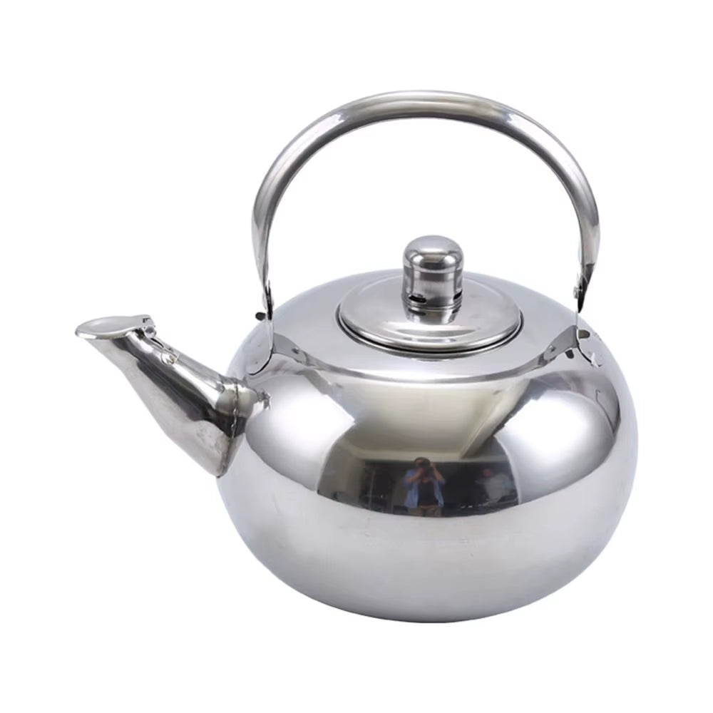 Stainless Steel Water Kettle with Infuser Filter – Tea & Coffee Kettle with Anti-Scald Handle