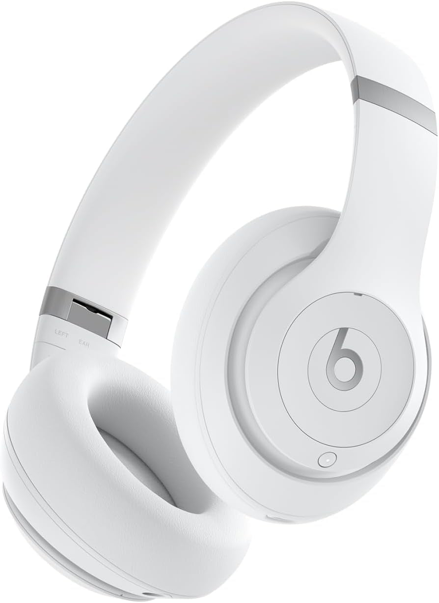 Beats Studio Pro –Bluetooth Noise Cancelling Headphones – Personalised Spatial Audio, Apple & Android Compatibility, up to 40 Hours of Battery Life - Matt White