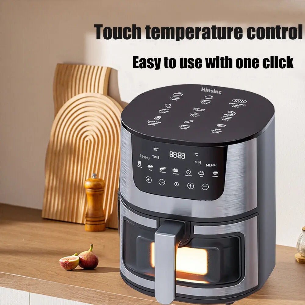 9L Air Fryer Digital Kitchen Oven Oil Free Low Fat Healthy Frying Cooker 1800W - DynamicDrop Hub