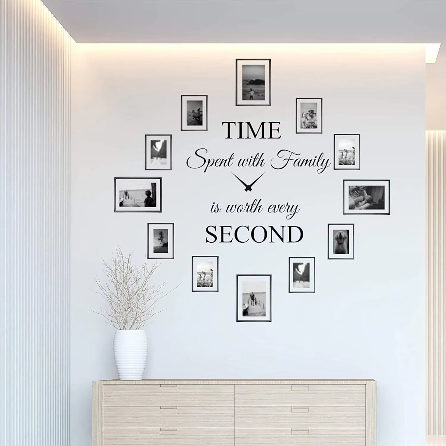 Romantic Family Wall Decal Art Vinyl Stickers Decor Living Room Bedroom Removable Decoration Accessories Murals