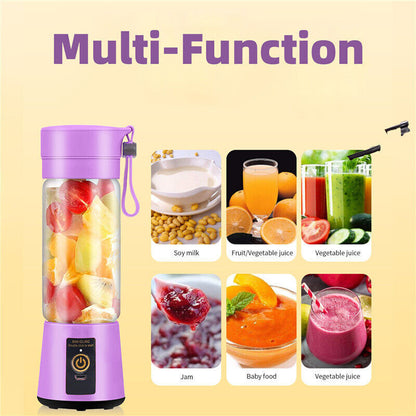 Mini Portable Electric Juice Maker Blender Smoothies Juicer Fruit Machine 380ML