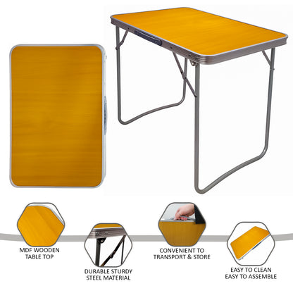 Portable Folding Table – Ideal for Camping, Garden Parties, BBQs & Picnics