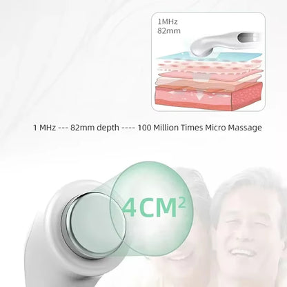 Ultrasound Physiotherapy Device Arthritis Physical Therapy Waist Arm Body Pain Relief Muscle Stimulator Massager Machine