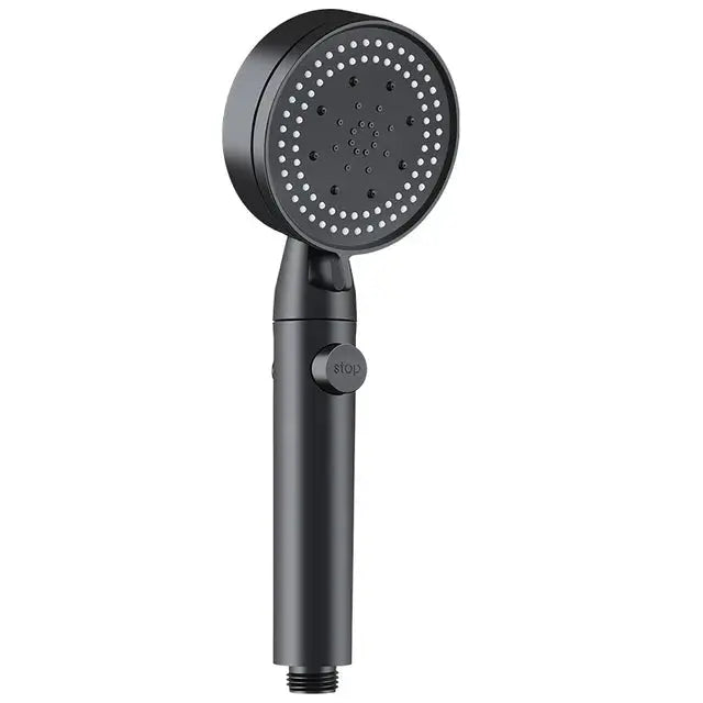 Adjustable High Pressure Shower One-Key Stop Water Massage Shower Head Water Saving - DynamicDrop Hub