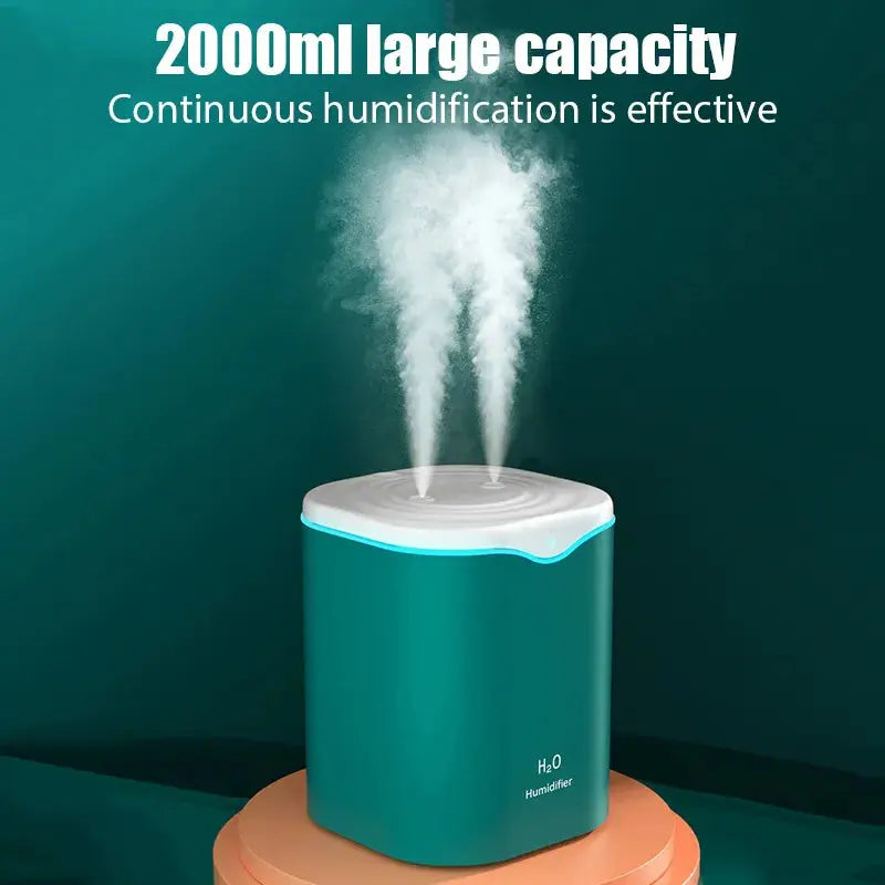 Air Humidifier Double Spray Port Essential Oil Aromatherapy Humificator - DynamicDrop Hub