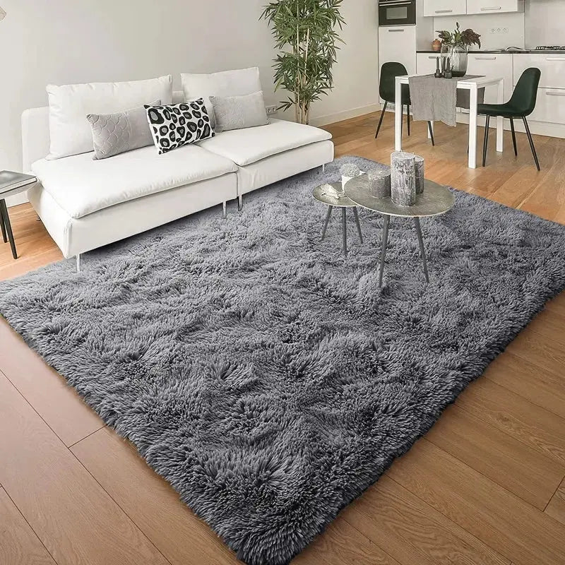 Almamy Solid Colour Machine Woven Gray Area Rug - DynamicDrop Hub