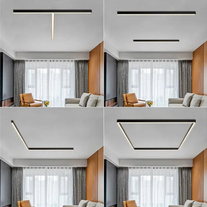 Aluminum Led Linear Light Surface Mounted LED Ceiling Lighting - DynamicDrop Hub