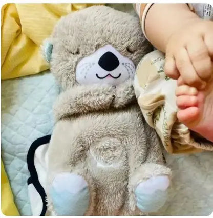 Anti-Anxiety Otter Plush Doll Toy for Pets & Kids with Sooth Music Sleeping - DynamicDrop Hub