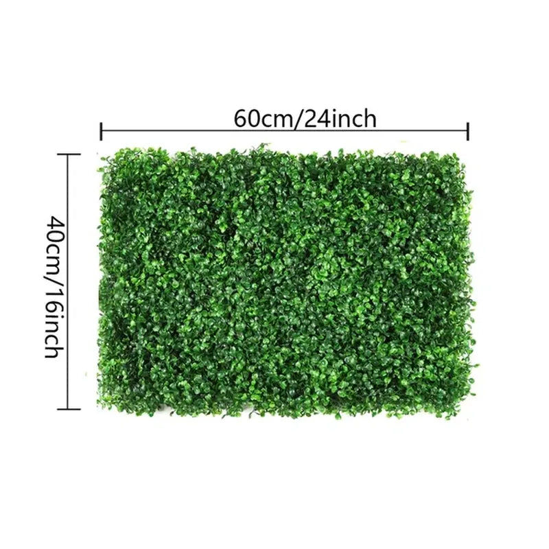 Artificial Plant Grass Privacy Screen Wall - Indoor, Outdoor Lawn - DynamicDrop Hub