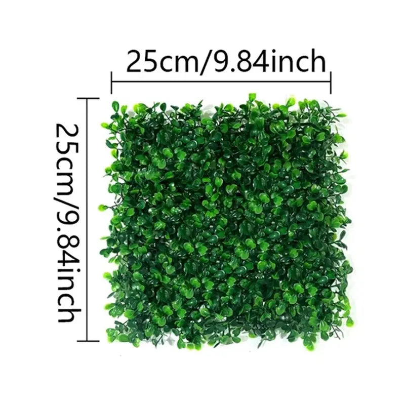 Artificial Plant Grass Privacy Screen Wall - Indoor, Outdoor Lawn - DynamicDrop Hub