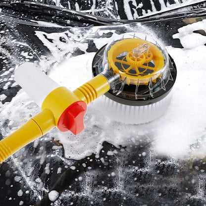 Car Rotary Wash Brush Kit 360 Degree Automatic Rotating Adjustable Dip Wash Brush High Pressure Washer for Vehicle Cleaning - DynamicDrop Hub