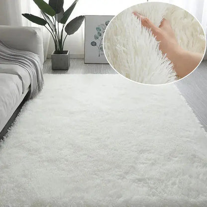 Carpet for Living Space - Plush Rug, Fluffy Mats, Anti-Slip, Soft Velvet Carpets - DynamicDrop Hub