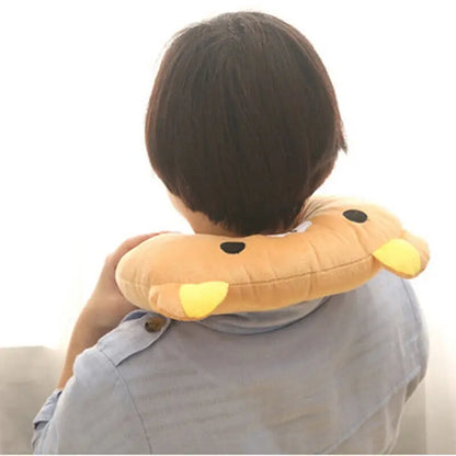 Cartoon Kids U~Shaped Pillow Plush Neck Pillow Nap Pillow Lunch Break Pillow UK - DynamicDrop Hub