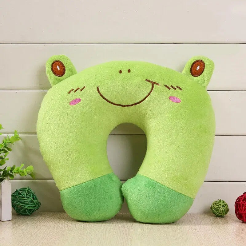 Cartoon Kids U~Shaped Pillow Plush Neck Pillow Nap Pillow Lunch Break Pillow UK - DynamicDrop Hub