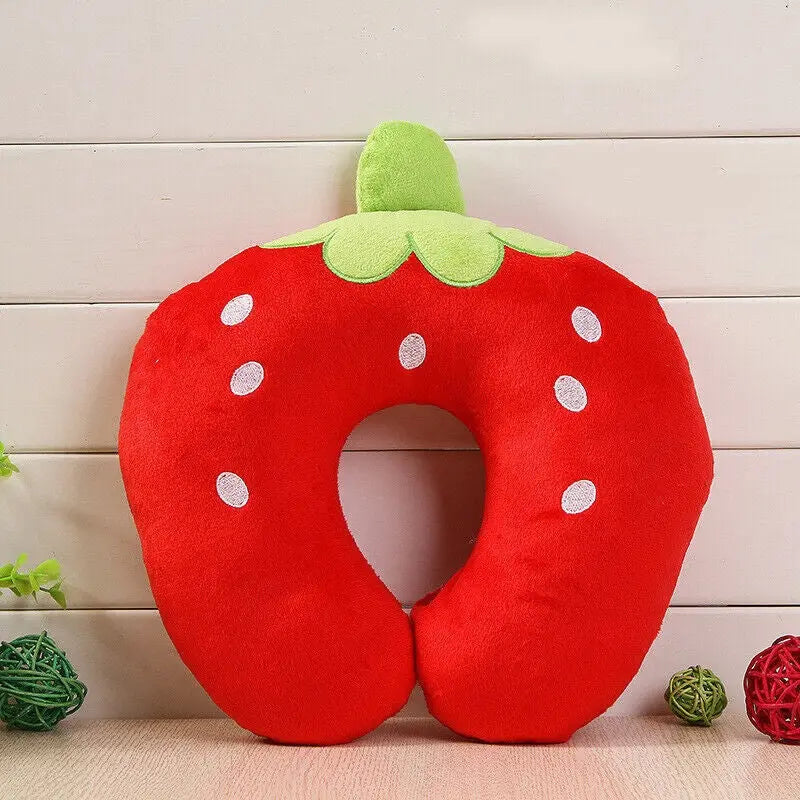 Cartoon Kids U~Shaped Pillow Plush Neck Pillow Nap Pillow Lunch Break Pillow UK - DynamicDrop Hub