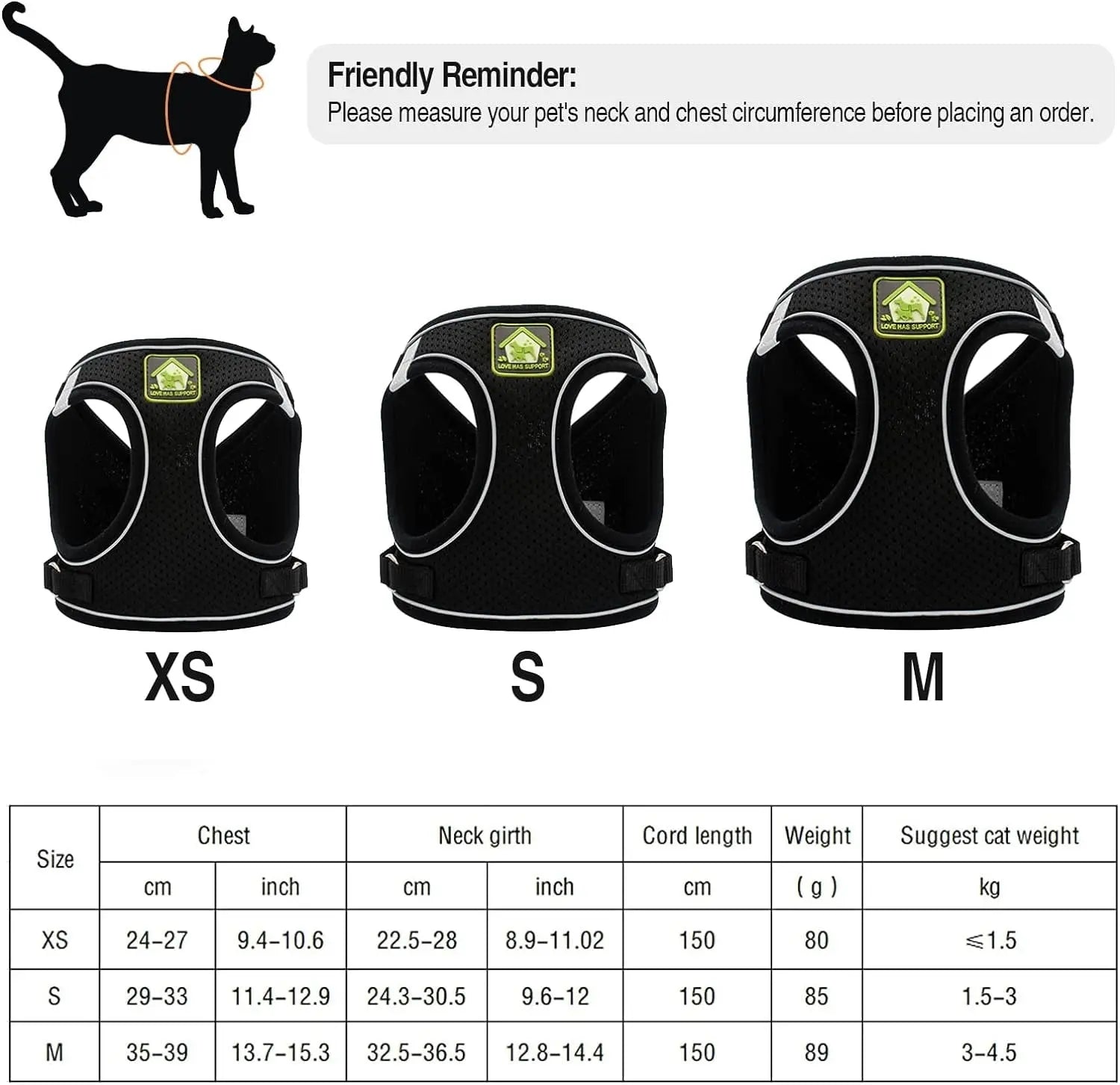 Cat Collars Harnesses and Lead Set Kitten Walking Escape Proof Adjustable Lead - DynamicDrop Hub