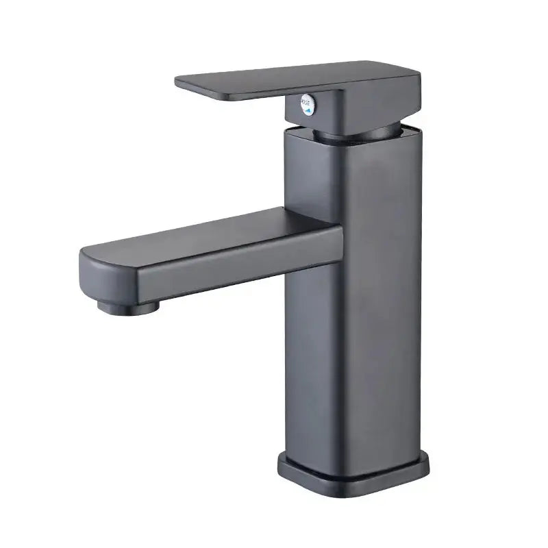 Black/Chrome Bathroom Faucets Hot and Cold Mixer - DynamicDrop Hub