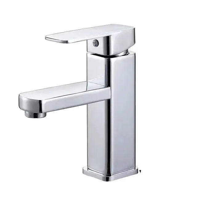 Black/Chrome Bathroom Faucets Hot and Cold Mixer - DynamicDrop Hub