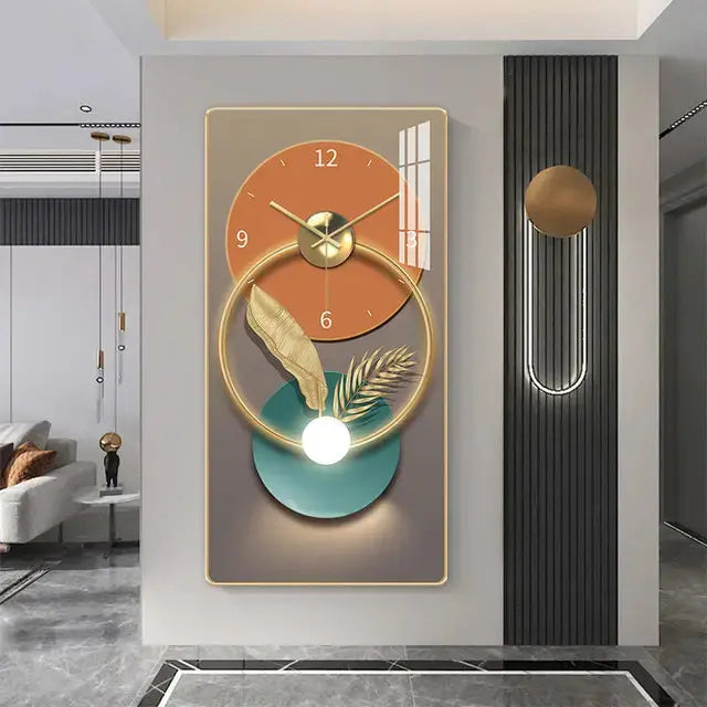 Creative Decor Hanging Wall Clock - DynamicDrop Hub