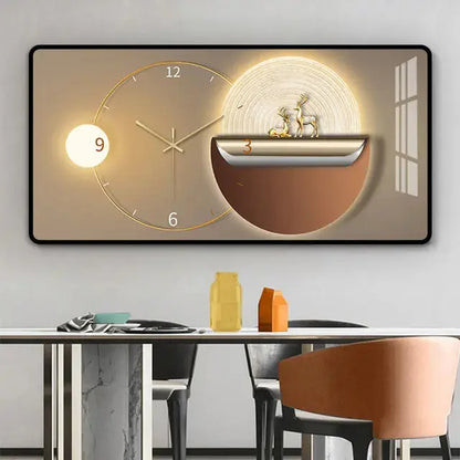 Creative Decor Hanging Wall Clock - DynamicDrop Hub