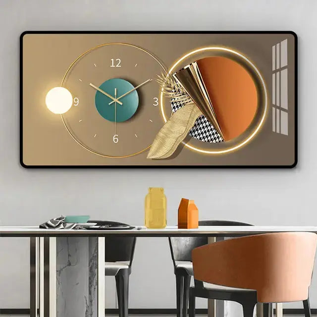 Creative Decor Hanging Wall Clock - DynamicDrop Hub