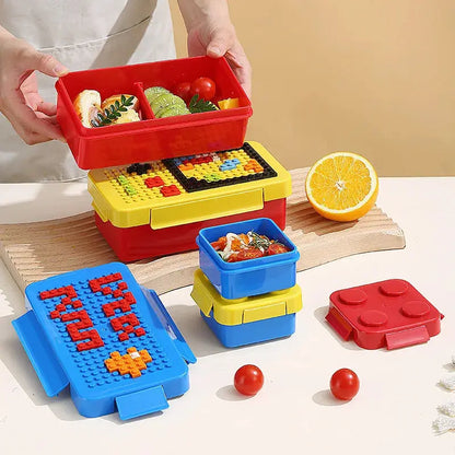 DIY Building Block Lunch Box Modular Building Blocks For Children - DynamicDrop Hub