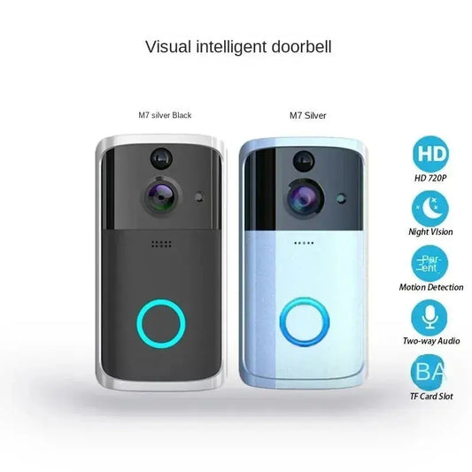 Doorbell Camera Wifi Smart Home Video Door Bell Wireless 2-Way Audio PIR Motion Detection - DynamicDrop Hub