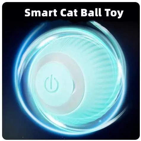 Electric Cat Training Ball Toys Automatic Rolling - DynamicDrop Hub