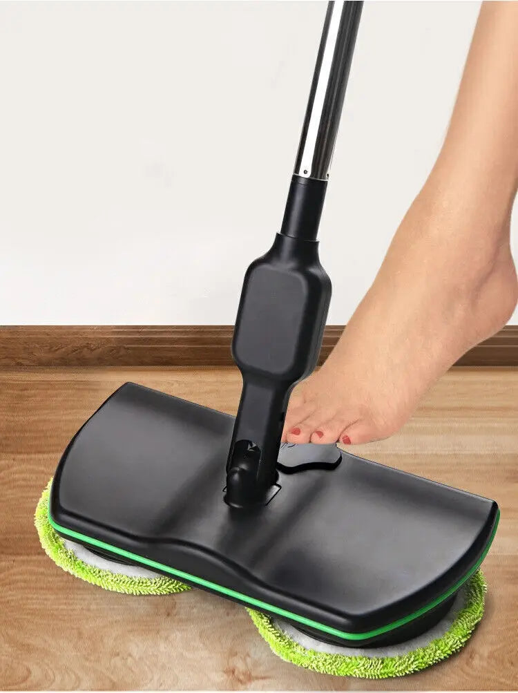 Electric Cordless Floor Cleaner Scrubber Sweeper Polisher Spin Mop Rechargeable - DynamicDrop Hub