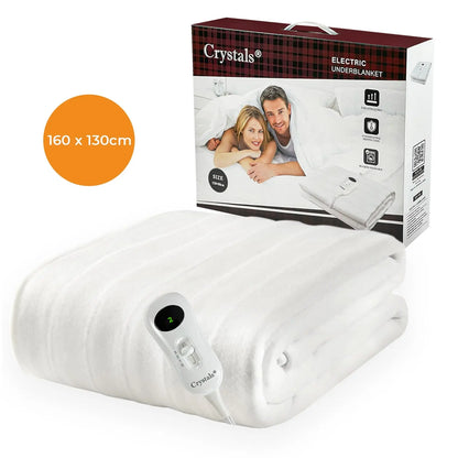 Electric Heated under Blanket Comfort Control Fast Heat up Cosy Warm Washable - DynamicDrop Hub