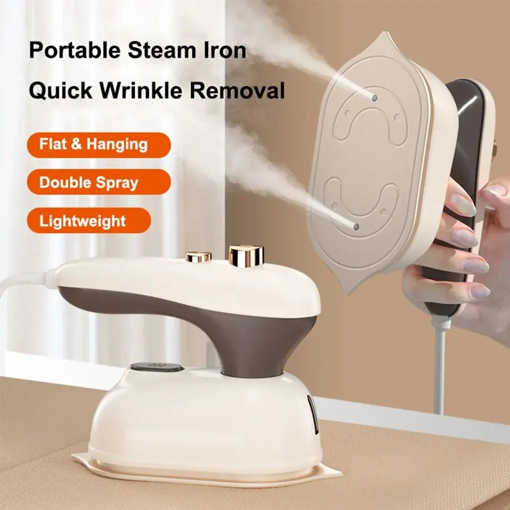 Electric Irons Handheld Garment Steamers Portable Rotary Folding Travel Clothes Steam Iron Home Small Ironing Machine 25W - DynamicDrop Hub