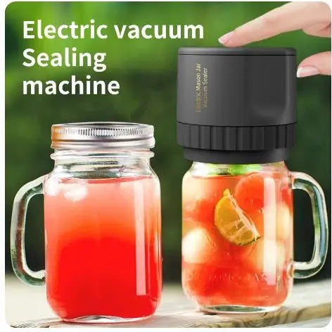 Electric Jar Vacuum Sealer Kit for Food Storage and Fermentation - DynamicDrop Hub