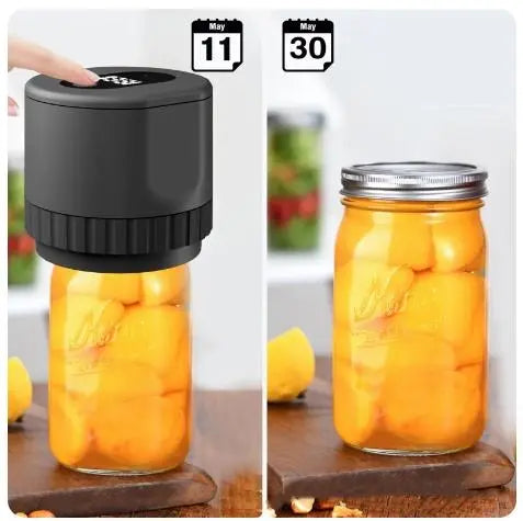 Electric Jar Vacuum Sealer Kit for Food Storage and Fermentation - DynamicDrop Hub