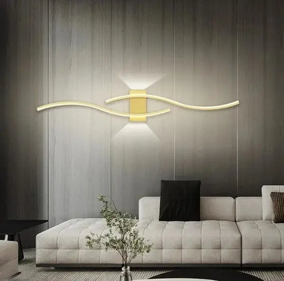 Elegant Modern LED Wall Lamp – Sleek Minimalist Bedside and Living Room Lighting Fixture - DynamicDrop Hub