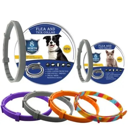 Flea And Tick Silicone Adjustable Dogs Cats Collar Anti-mosquitoes Insect Repellent - DynamicDrop Hub