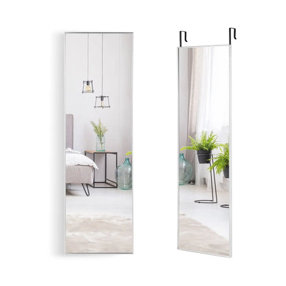 Full Length Wall Hanging Mirror with Adjustable Hook (120 X 37 Cm) - DynamicDrop Hub