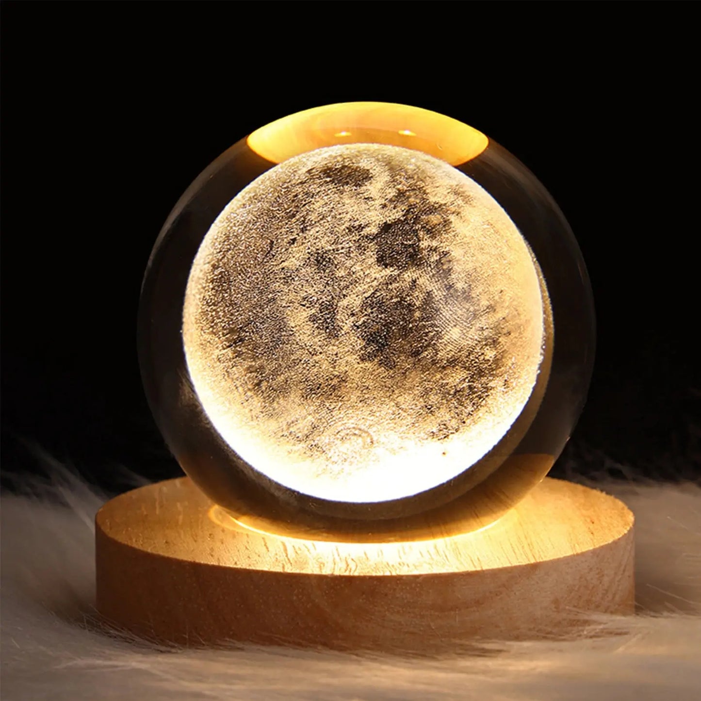 Galaxy Astronaut Night Light Glowing Crystal Ball - DynamicDrop Hub