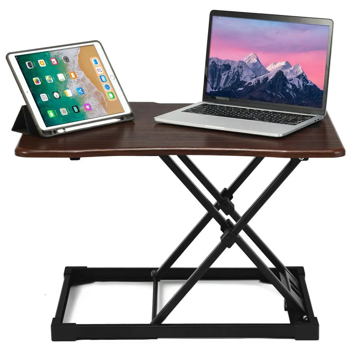 Height Adjustable Desk Riser with Easy Lift - DynamicDrop Hub