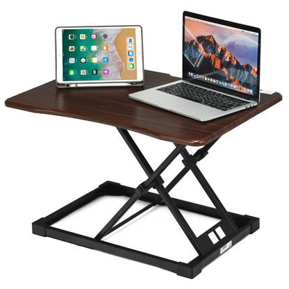 Height Adjustable Desk Riser with Easy Lift - DynamicDrop Hub