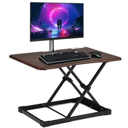 Height Adjustable Desk Riser with Easy Lift - DynamicDrop Hub