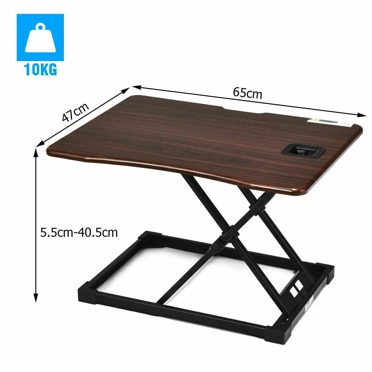 Height Adjustable Desk Riser with Easy Lift - DynamicDrop Hub