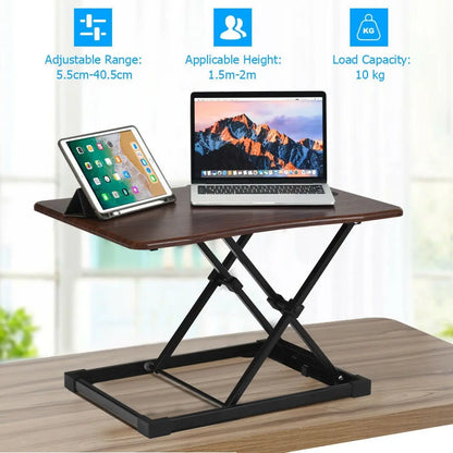 Height Adjustable Desk Riser with Easy Lift - DynamicDrop Hub