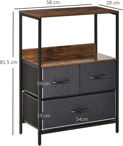 Hilia 3 - Drawer Chest of Drawers - DynamicDrop Hub