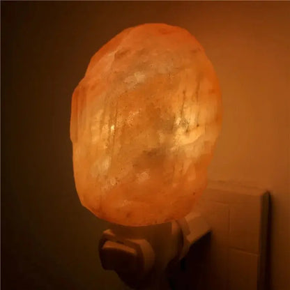 Himalayan Salt Lamp – Natural Crystal Night Light Glow with Plug - DynamicDrop Hub