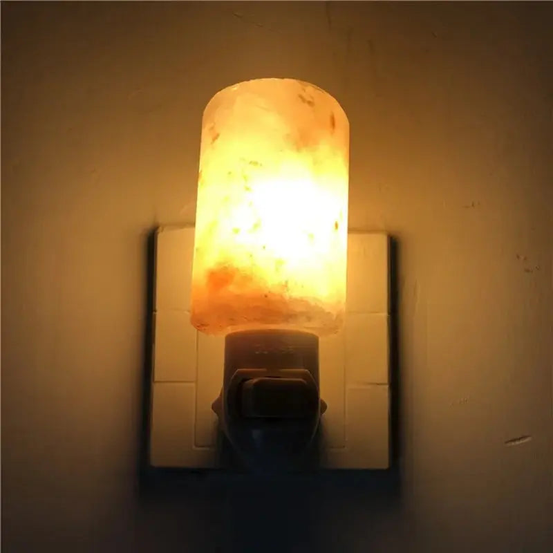 Himalayan Salt Lamp – Natural Crystal Night Light Glow with Plug - DynamicDrop Hub