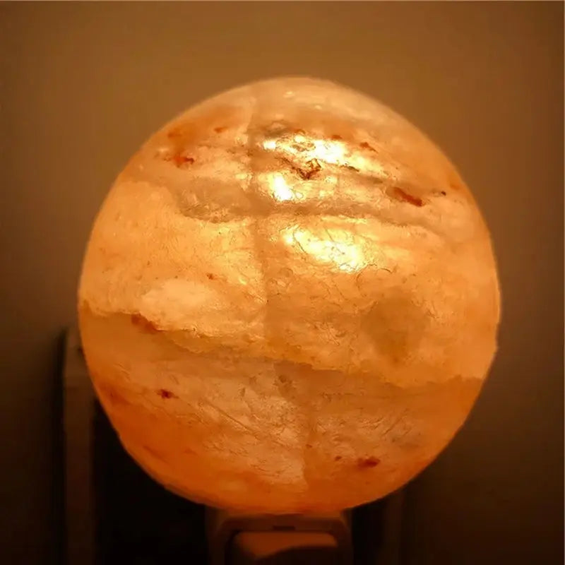 Himalayan Salt Lamp – Natural Crystal Night Light Glow with Plug - DynamicDrop Hub