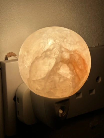 Himalayan Salt Wall Lamp Plug in Night Light Air Purifier Ball , Hart & Natural - DynamicDrop Hub