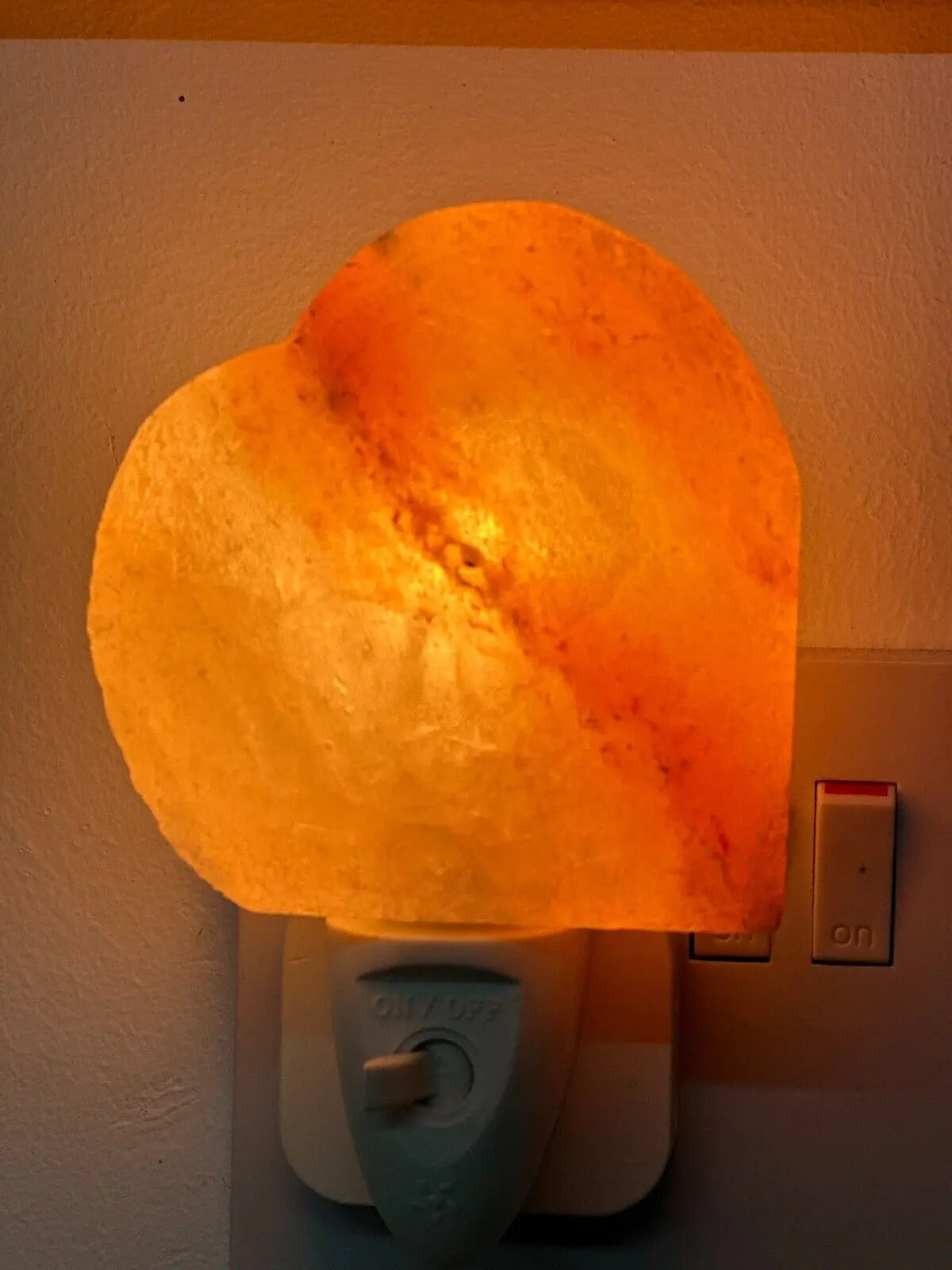 Himalayan Salt Wall Lamp Plug in Night Light Air Purifier Ball , Hart & Natural - DynamicDrop Hub