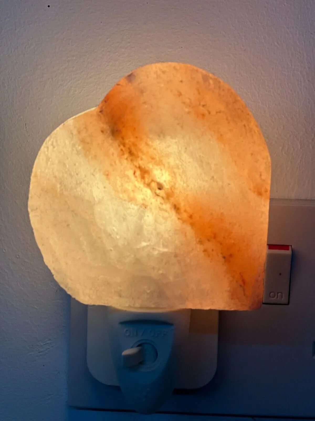 Himalayan Salt Wall Lamp Plug in Night Light Air Purifier Ball , Hart & Natural - DynamicDrop Hub